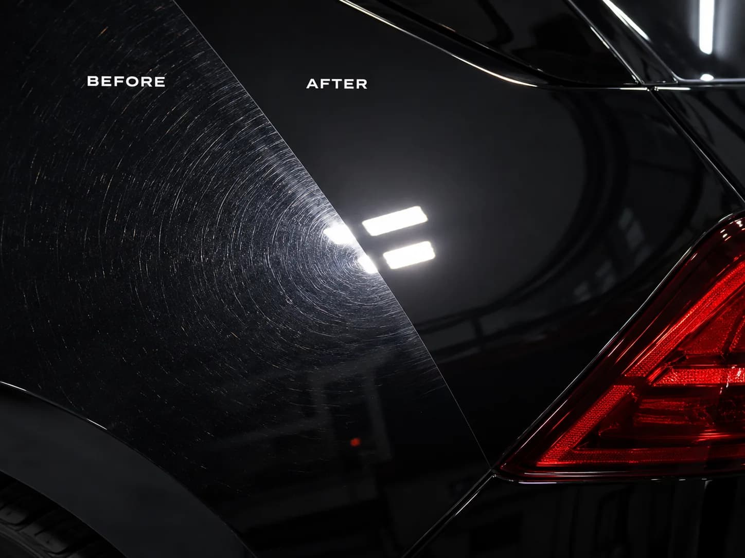 Paint correction before and after